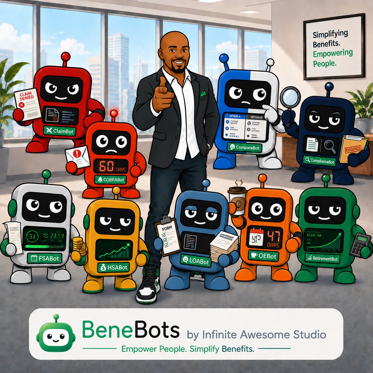 MyBenefitsGuy with the BeneBots crew